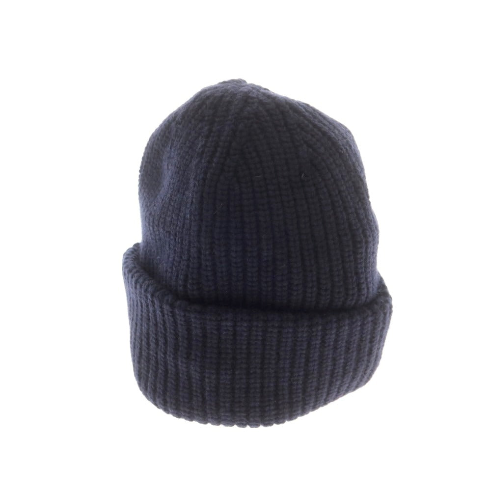 【新品】ザノーネ ZANONE ミドルゲージカシミヤ ニットキャップ 帽子 ダークネイビー【 UNI 】【 状態ランクN 】【 メンズ 】