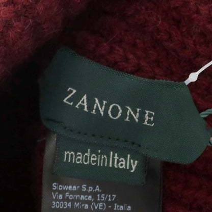 【新品】ザノーネ ZANONE ミドルゲージカシミヤ ニットキャップ 帽子 ワイン【 UNI 】【 状態ランクN 】【 メンズ 】