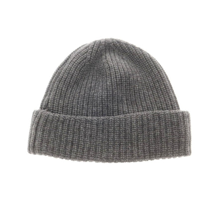【新品】ザノーネ ZANONE ミドルゲージカシミヤ ニットキャップ 帽子 グレー【 UNI 】【 状態ランクN 】【 メンズ 】
