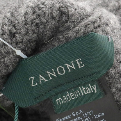【新品】ザノーネ ZANONE ミドルゲージカシミヤ ニットキャップ 帽子 グレー【 UNI 】【 状態ランクN 】【 メンズ 】