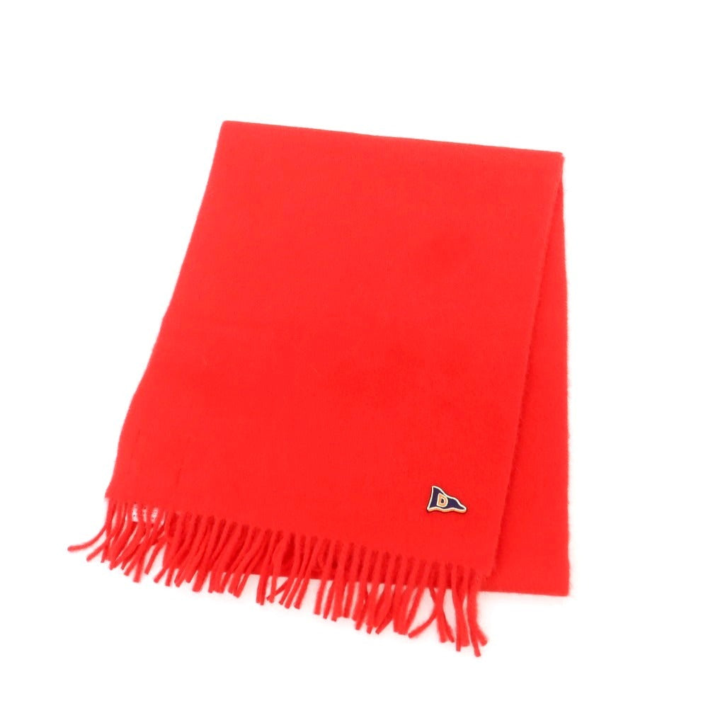 【新品】ドレイクス DRAKES ウールアンゴラ マフラー レッド【 状態ランクN 】【 メンズ 】