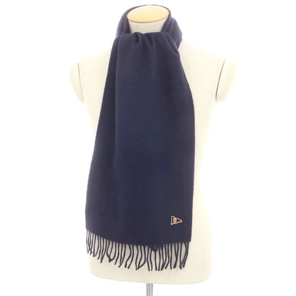 【新品】ドレイクス DRAKES ウールアンゴラ マフラー ネイビー【 状態ランクN 】【 メンズ 】