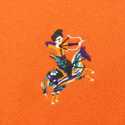 【新品】ドレイクス DRAKES ウールカシミヤ マフラー オレンジ【 状態ランクN 】【 メンズ 】