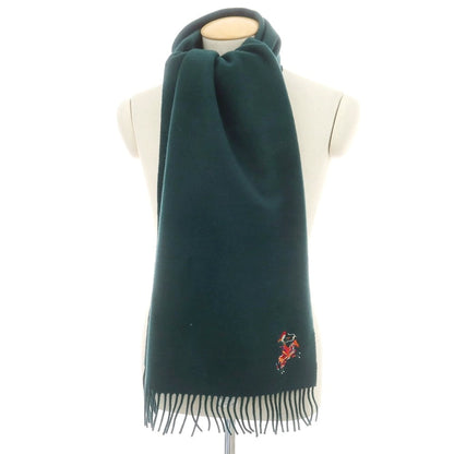 【新品】ドレイクス DRAKES ウールカシミヤ マフラー グリーン【 状態ランクN 】【 メンズ 】