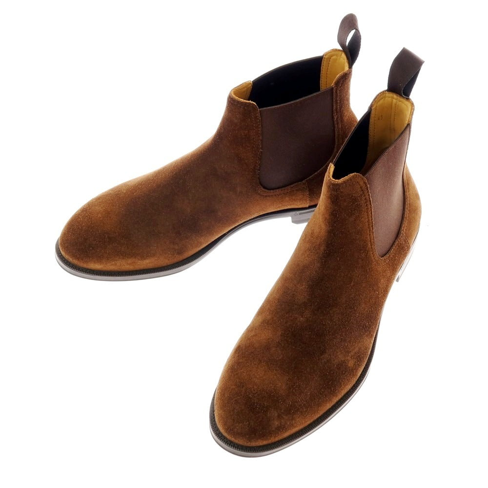 【新品】オフィチーナスローウェア OFFICINA SLOWEAR スエード サイドゴアブーツ ブラウン【 43 】【 状態ランクN 】【 メンズ 】