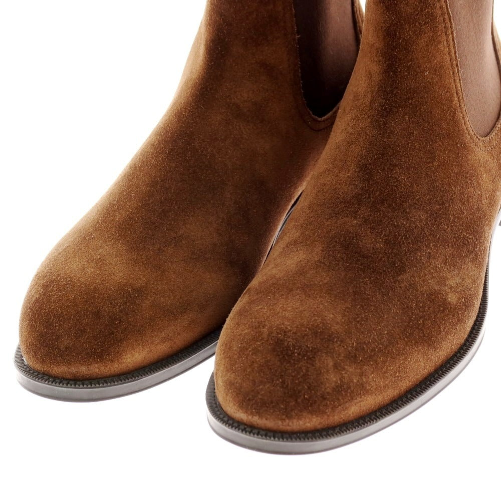 【新品】オフィチーナスローウェア OFFICINA SLOWEAR スエード サイドゴアブーツ ブラウン【 43 】【 状態ランクN 】【 メンズ 】
