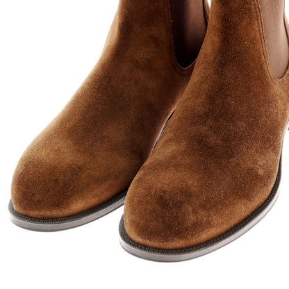 【新品】オフィチーナスローウェア OFFICINA SLOWEAR スエード サイドゴアブーツ ブラウン【 43 】【 状態ランクN 】【 メンズ 】