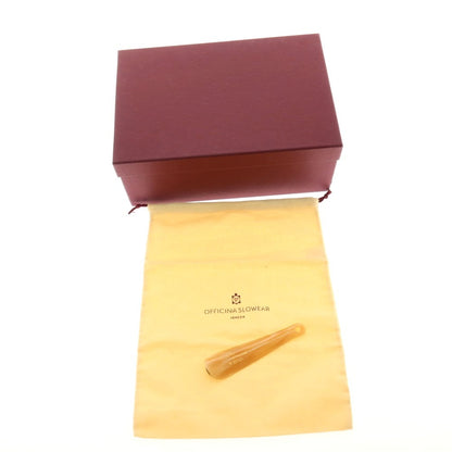 【新品】オフィチーナスローウェア OFFICINA SLOWEAR スエード サイドゴアブーツ ブラウン【 43 】【 状態ランクN 】【 メンズ 】