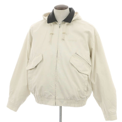 【中古】シュプリーム Supreme 2024年秋冬 Leather Collar Utility Jacket 中綿ブルゾン ストーン【 L 】【 状態ランクA 】【 メンズ 】
