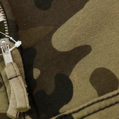 【中古】シュプリーム Supreme x True Religion 2025年秋冬 Zip Up Hooded Sweatshirt カモフラ パーカー グリーン系【 L 】【 状態ランクB 】【 メンズ 】