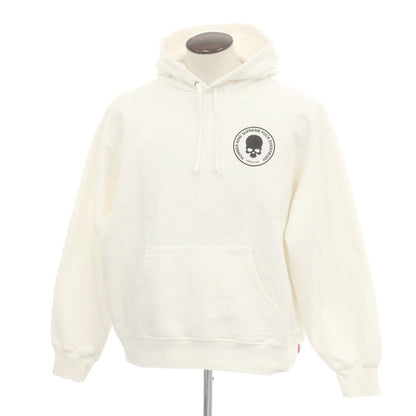 【中古】シュプリーム Supreme × Number (N)ine 2025年秋冬 Hooded Sweatshirt パーカー ホワイト【 L 】【 状態ランクB 】【 メンズ 】