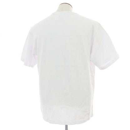 【中古】シュプリーム Supreme 2024年秋冬 Twill Applique S/S Top コットン 半袖Ｔシャツ ホワイト【 L 】【 状態ランクC 】【 メンズ 】