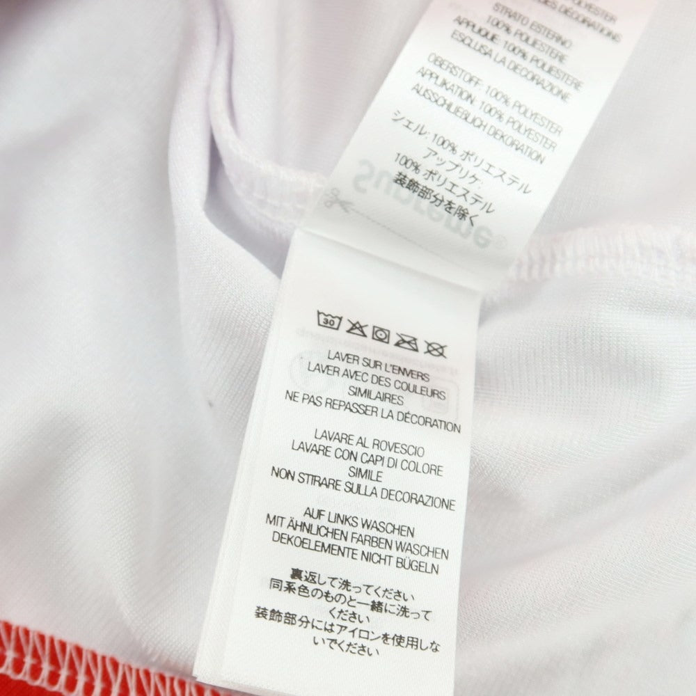 【中古】シュプリーム Supreme 2024年秋冬 Star Football Jersey ポリエステル 半袖Ｔシャツ ホワイトxレッド【サイズS】【 状態ランクB 】【 メンズ 】[DPD]