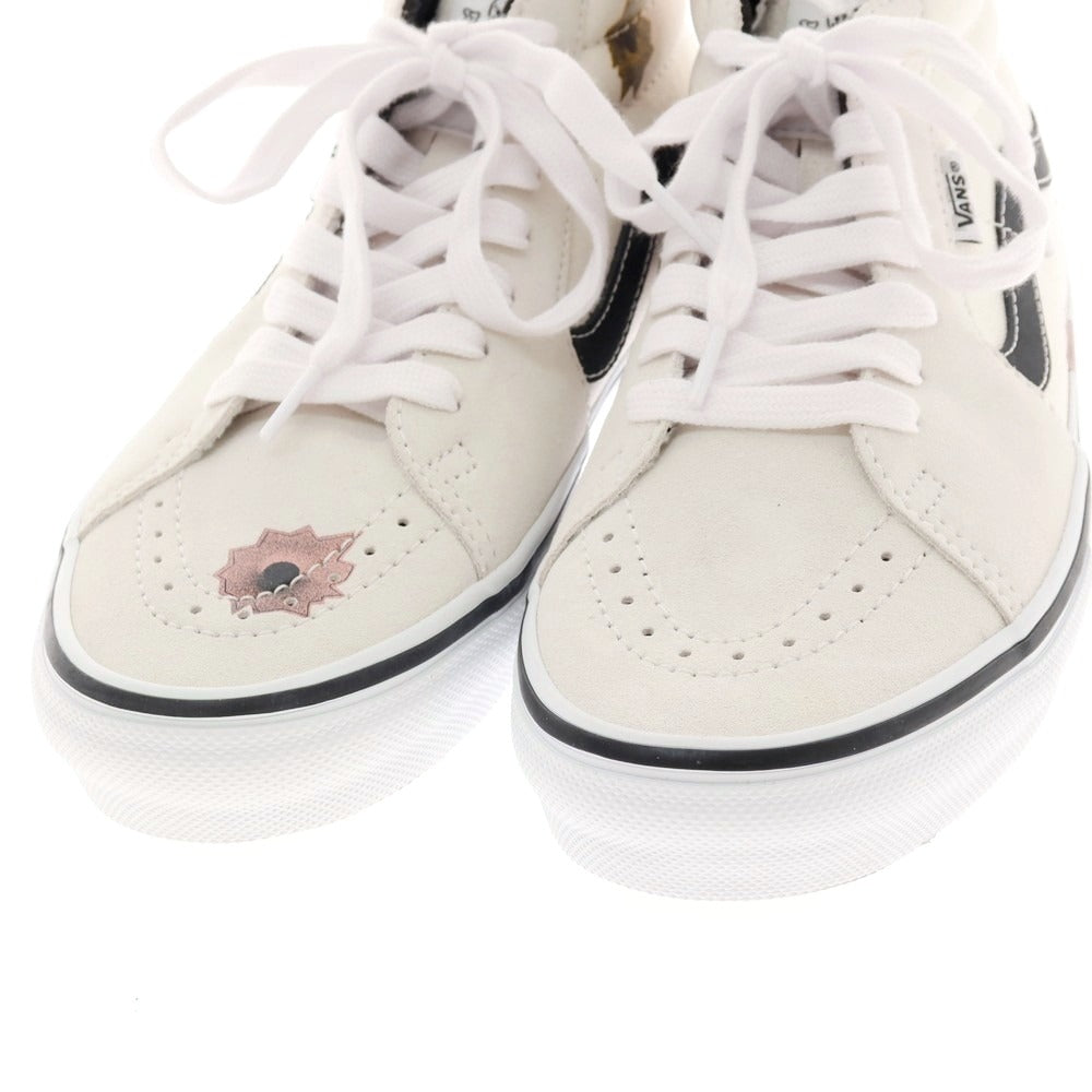 【中古】【未使用】シュプリーム Supreme × Nate Lowman VANS 2025年春夏 Skate Grosso Mid スニーカー ホワイト系【 26 】【 状態ランクS 】【 メンズ 】