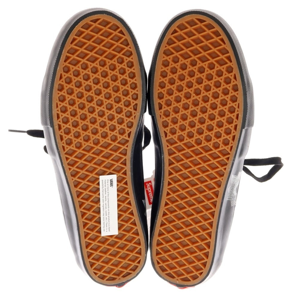 【中古】【未使用】シュプリーム Supreme × Nate Lowman VANS 2025年春夏 Skate Grosso Mid スニーカー ブラック【 27 】【 状態ランクS 】【 メンズ 】