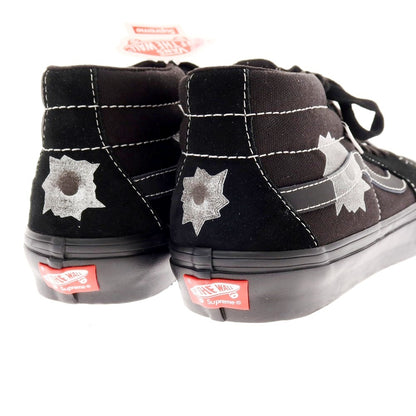 【中古】【未使用】シュプリーム Supreme × Nate Lowman VANS 2025年春夏 Skate Grosso Mid スニーカー ブラック【 27 】【 状態ランクS 】【 メンズ 】