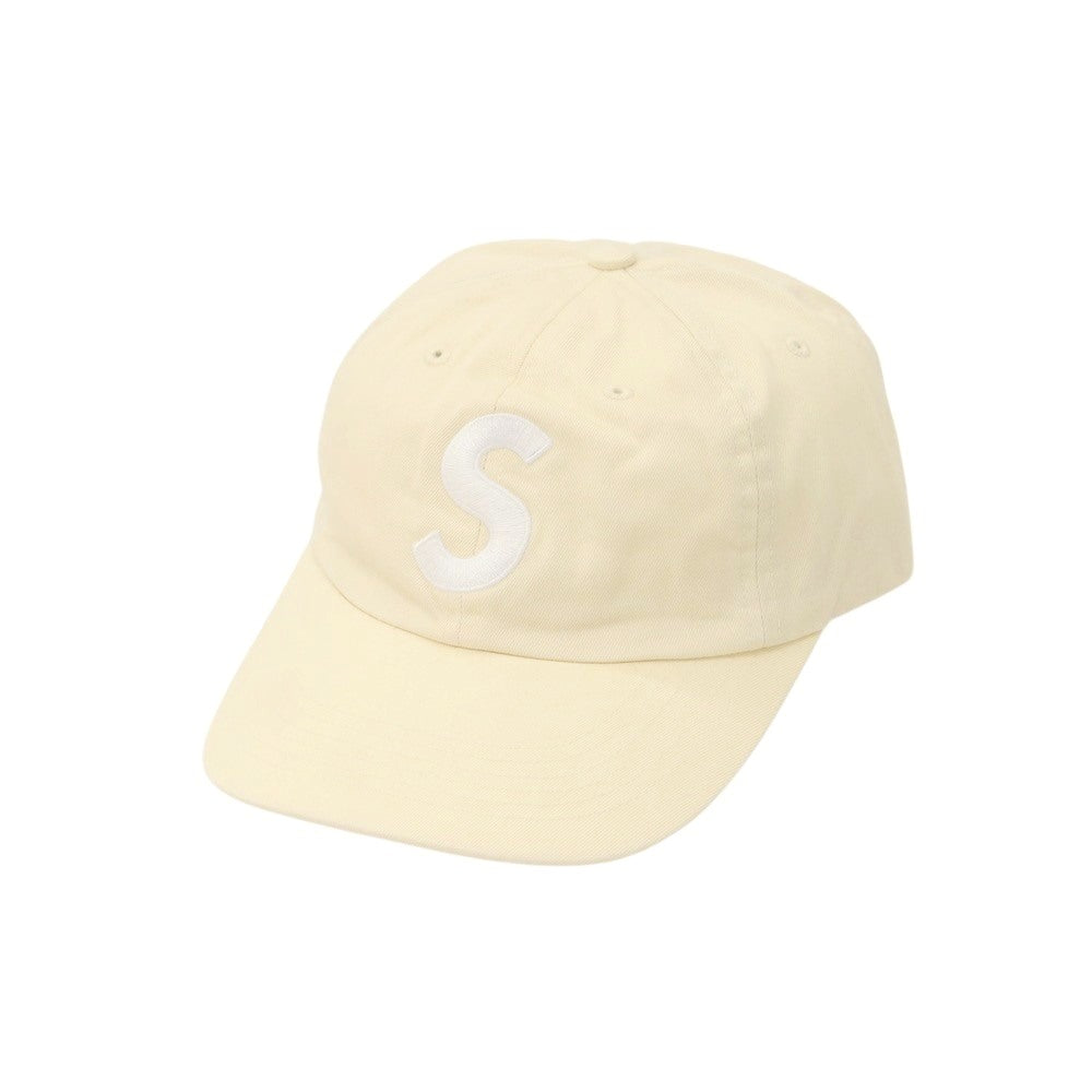 【中古】シュプリーム Supreme 2025年春夏 Pigment Coated S Logo 6-Panel ベースボールキャップ ストーン【 ONE(58cm) 】【 状態ランクA 】【 メンズ 】