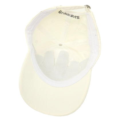 【中古】シュプリーム Supreme 2025年春夏 Leather Applique 6-Panel コットン ベースボールキャップ オフホワイト【 ONE(58cm) 】【 状態ランクA 】【 メンズ 】