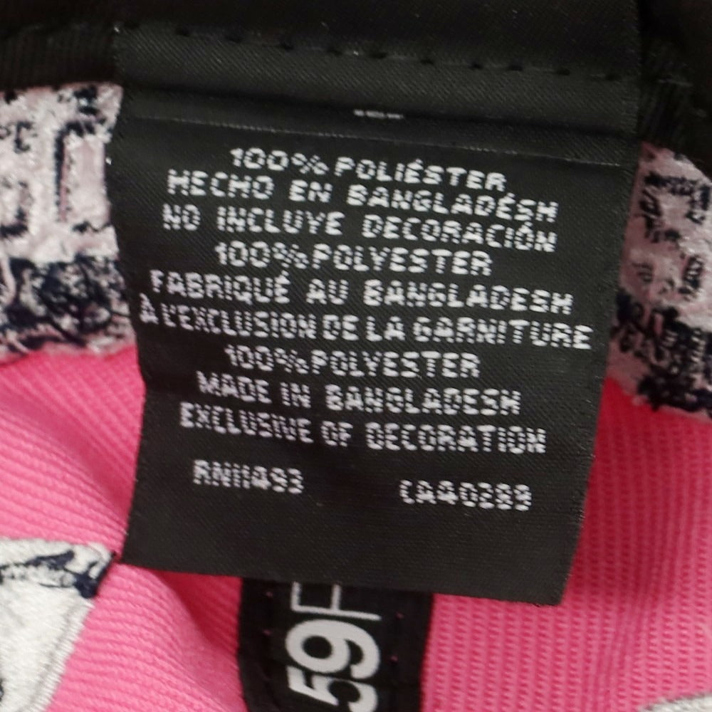 【中古】シュプリーム Supreme 2025年春夏 Jerseys Box Logo New Era ポリエステル キャップ ピンク【 7 5/8 】【 状態ランクA 】【 メンズ 】