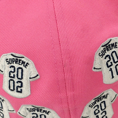 【中古】シュプリーム Supreme 2025年春夏 Jerseys Box Logo New Era ポリエステル キャップ ピンク【 7 5/8 】【 状態ランクA 】【 メンズ 】