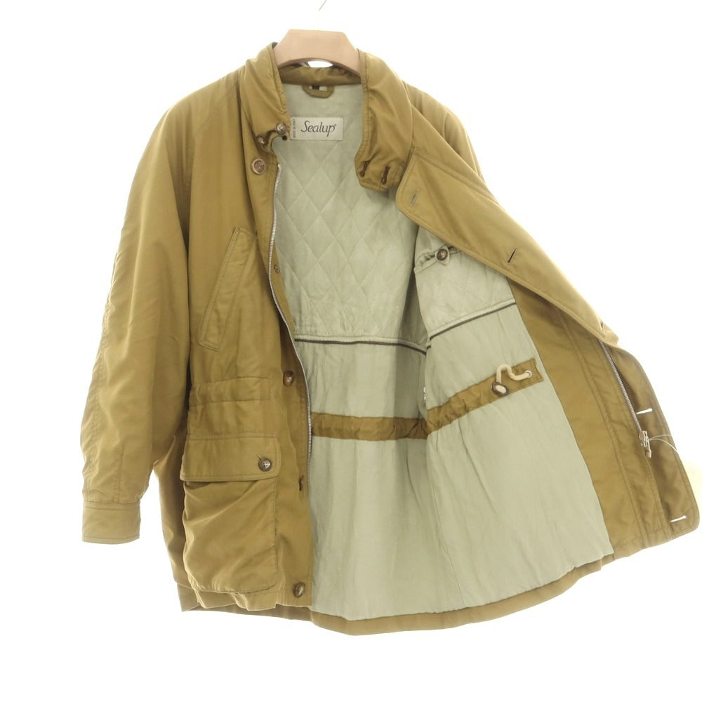 【中古】シーラップ Sealup ポリエステル 中綿ブルゾン カーキ【 表記不明(L位) 】【 状態ランクC 】【 メンズ 】
