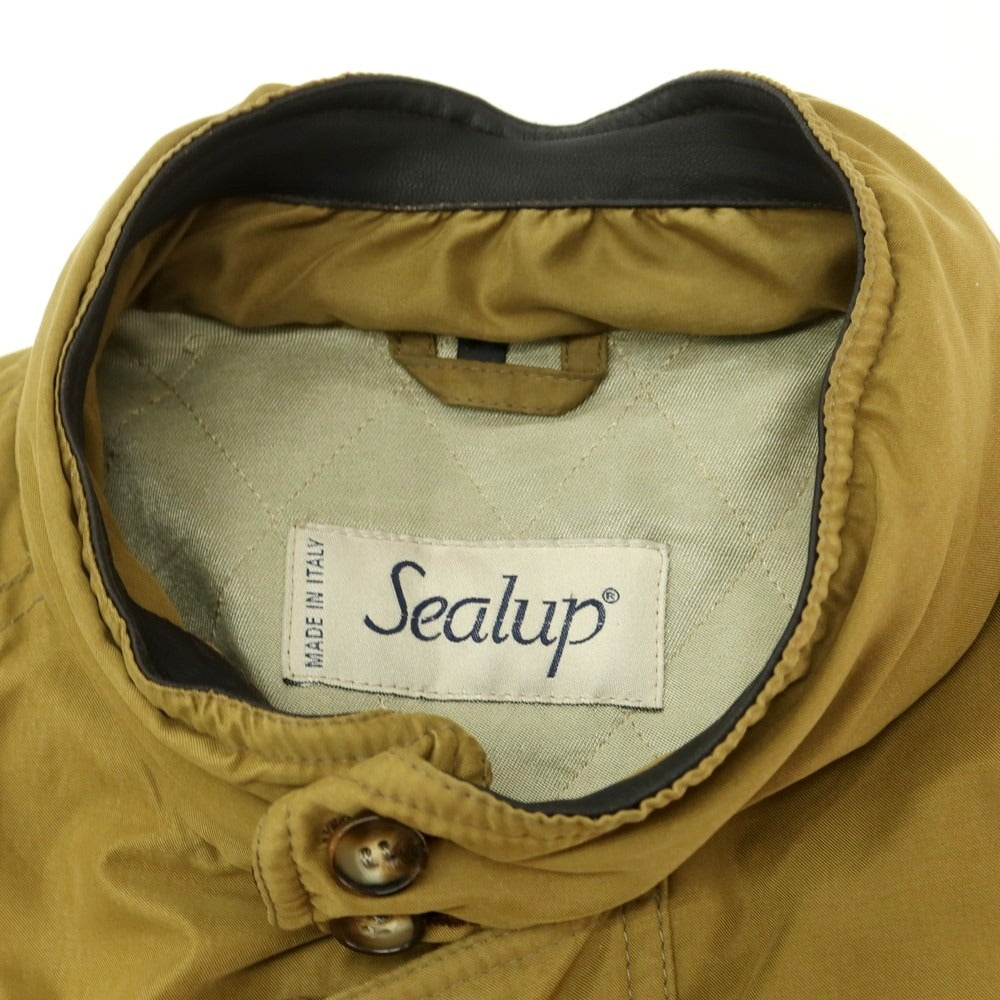 【中古】シーラップ Sealup ポリエステル 中綿ブルゾン カーキ【 表記不明(L位) 】【 状態ランクC 】【 メンズ 】