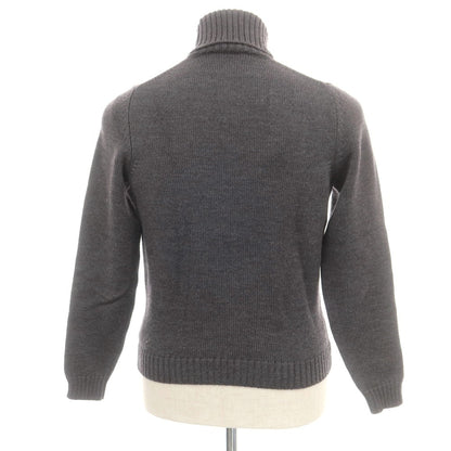 【中古】ザノーネ ZANONE ミドルゲージ ウール タートルネック プルオーバーニット グレー【 44 】【 状態ランクC 】【 メンズ 】