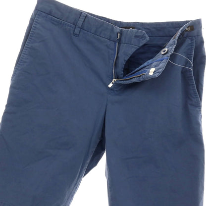 【中古】ピーティーゼロウーノ PT01 BEAMS F別注 BERMUDA SLEEK ストレッチ コットン ショートパンツ ライトネイビー【サイズ44】【 状態ランクC 】【 メンズ 】