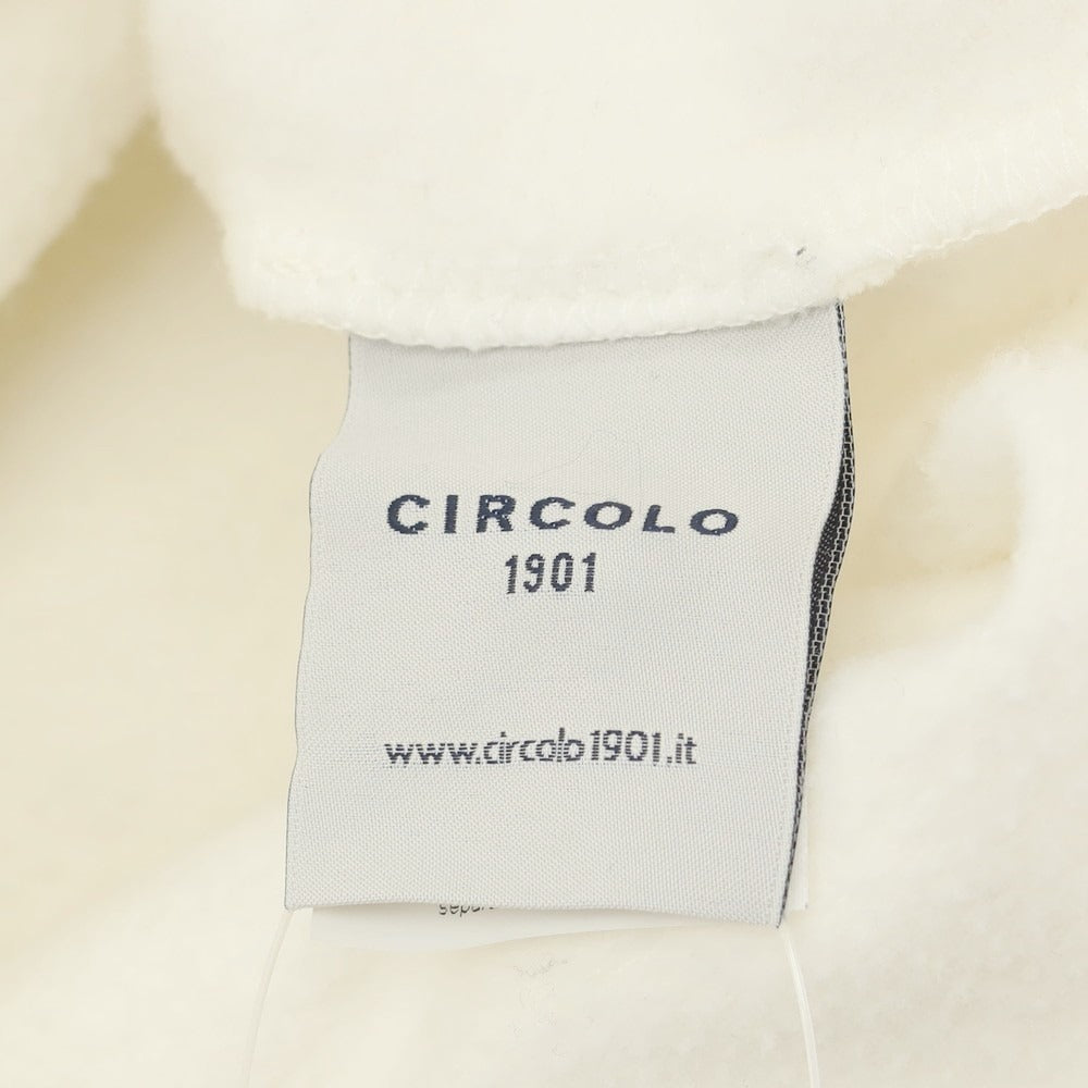 【中古】チルコロ1901 CIRCOLO 1901 コットン ジャージー プルオーバー パーカー オフホワイト【 Ｍ 】【 状態ランクB 】【 メンズ 】