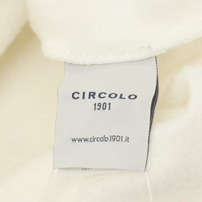【中古】チルコロ1901 CIRCOLO 1901 コットン ジャージー プルオーバー パーカー オフホワイト【 Ｍ 】【 状態ランクB 】【 メンズ 】