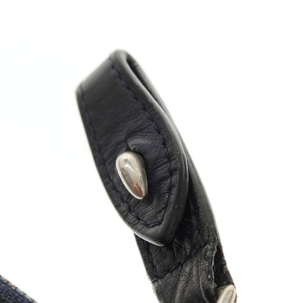 【中古】シャンボール セリエ CHAMBORD SELLIER レザー クラッチバッグ ネイビー【 状態ランクC 】【 メンズ 】