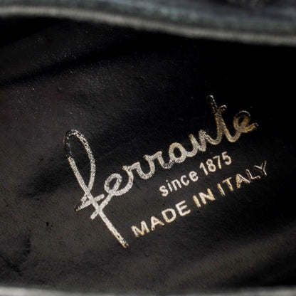 【中古】フェランテ FERRANTE スエード ダブルモンク ブーツ ブラック【 9 】【 状態ランクB 】【 メンズ 】