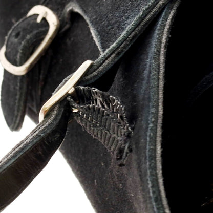 【中古】フェランテ FERRANTE スエード ダブルモンク ブーツ ブラック【 9 】【 状態ランクB 】【 メンズ 】