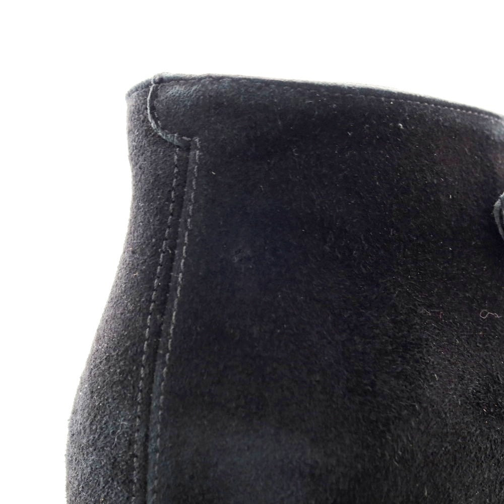 【中古】フェランテ FERRANTE スエード ダブルモンク ブーツ ブラック【 9 】【 状態ランクB 】【 メンズ 】