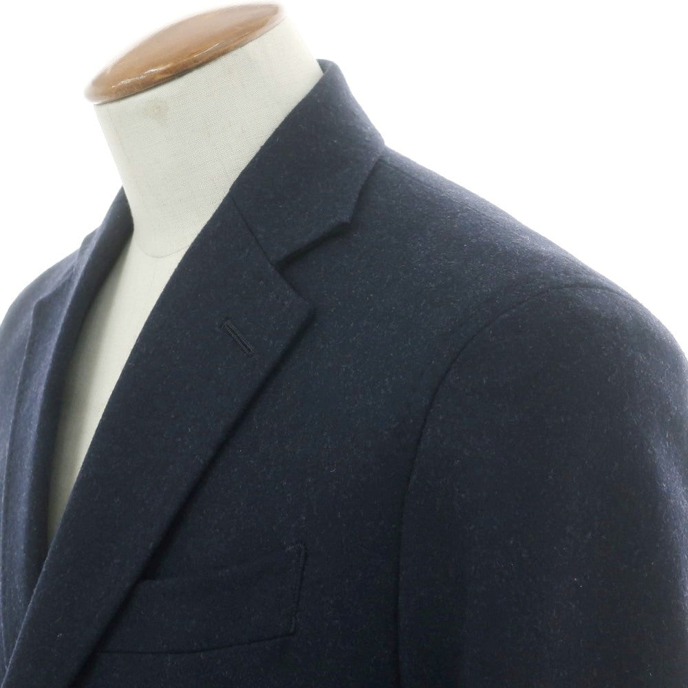 【中古】ダーバン D’URBAN ウール チェスターフィールドコート ダークネイビー【 サイズＭ 】【 状態ランクA 】【 メンズ 】 [APD]