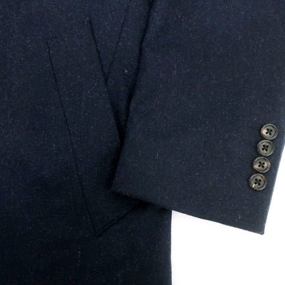 【中古】ダーバン D’URBAN ウール チェスターフィールドコート ダークネイビー【 Ｍ 】【 状態ランクA 】【 メンズ 】