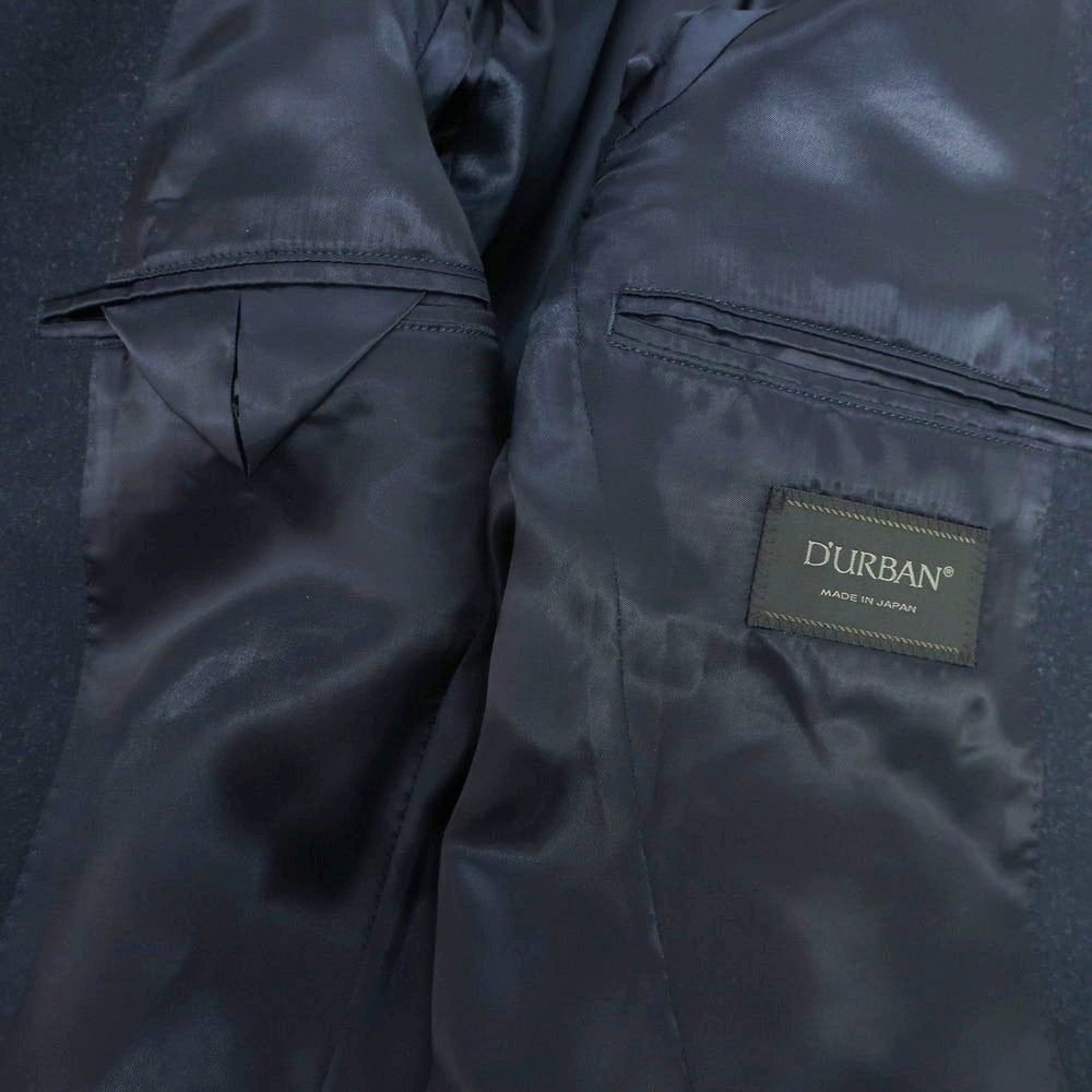 【中古】ダーバン D’URBAN ウール チェスターフィールドコート ダークネイビー【 サイズＭ 】【 状態ランクA 】【 メンズ 】 [APD]