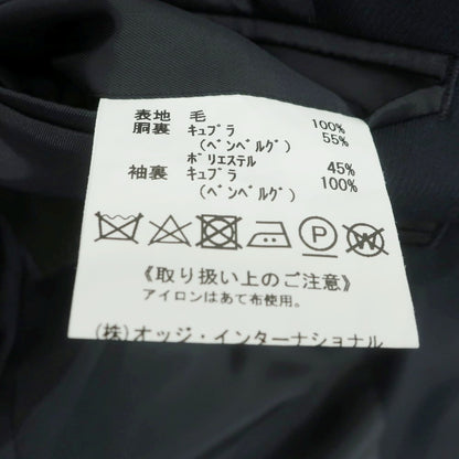 【中古】ダーバン D’URBAN ウール ダブル2B テーラードジャケット ダークネイビー【 A5 】【 状態ランクA 】【 メンズ 】