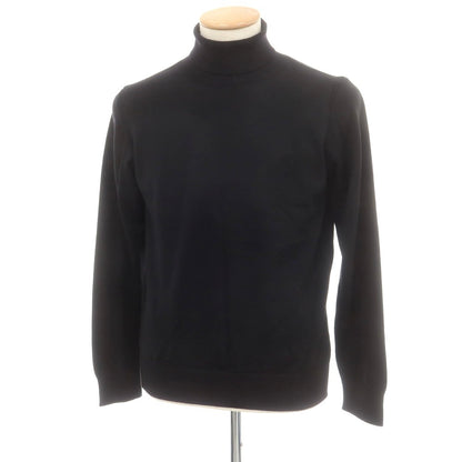 【中古】ダーバン D’URBAN ハイゲージ ウール タートルネック プルオーバーニット ブラック【 M 】【 状態ランクA 】【 メンズ 】