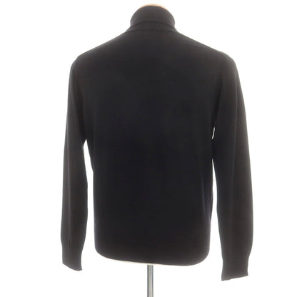 【中古】ダーバン D’URBAN ハイゲージ ウール タートルネック プルオーバーニット ブラック【 M 】【 状態ランクA 】【 メンズ 】