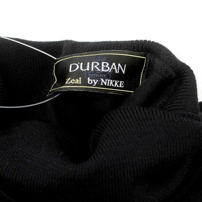 【中古】ダーバン D’URBAN ハイゲージ ウール タートルネック プルオーバーニット ブラック【 M 】【 状態ランクA 】【 メンズ 】