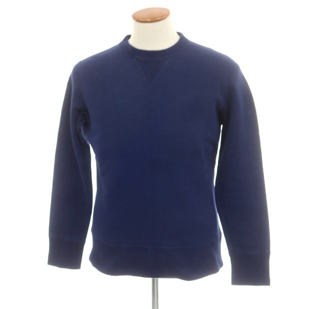 【中古】ループウィラー LOOPWHEELER BEAMS PLUS別注 コットン クルーネック スウェット ネイビー【 M 】【 状態ランクC 】【 メンズ 】