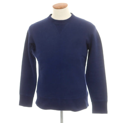 【中古】ループウィラー LOOPWHEELER BEAMS PLUS別注 コットン クルーネック スウェット ネイビー【 M 】【 状態ランクC 】【 メンズ 】