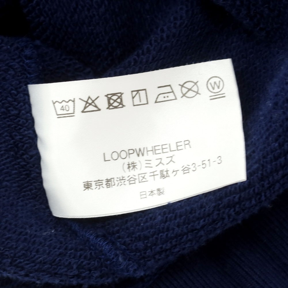【中古】ループウィラー LOOPWHEELER BEAMS PLUS別注 コットン クルーネック スウェット ネイビー【 M 】【 状態ランクC 】【 メンズ 】