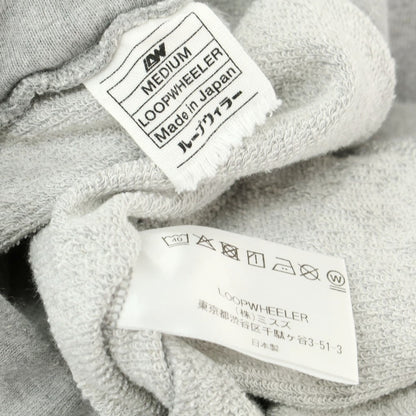 【中古】ループウィラー LOOPWHEELER コットン スウェットパンツ グレー【 M 】【 状態ランクC 】【 メンズ 】