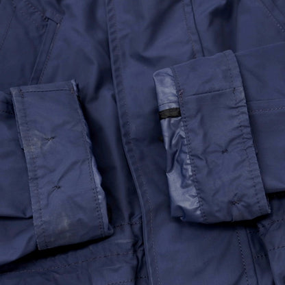 【中古】ヒストリック HISTORIC ポリエステル 中綿 フーデッドコート ライトネイビー系【 S 】【 状態ランクC 】【 メンズ 】