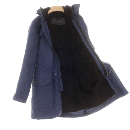 【中古】ヒストリック HISTORIC ポリエステル 中綿 フーデッドコート ライトネイビー系【 S 】【 状態ランクC 】【 メンズ 】