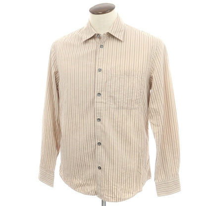【中古】シーピーカンパニー C.P.Company コットン ストライプ カジュアルシャツ ベージュ【 3 】【 状態ランクC 】【 メンズ 】