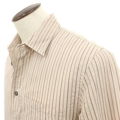 【中古】シーピーカンパニー C.P.Company コットン ストライプ カジュアルシャツ ベージュ【 3 】【 状態ランクC 】【 メンズ 】