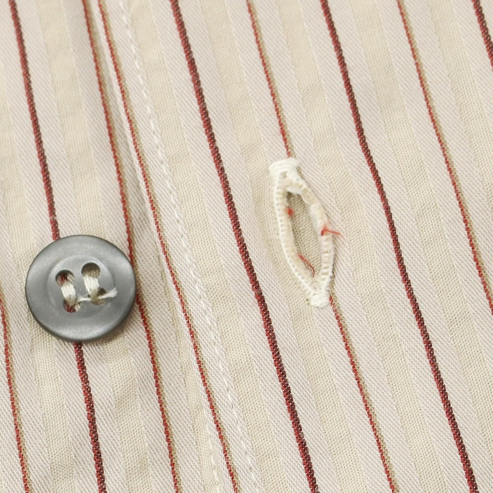 【中古】シーピーカンパニー C.P.Company コットン ストライプ カジュアルシャツ ベージュ【 3 】【 状態ランクC 】【 メンズ 】